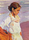 Valencian Fishergirl by Joaquin Sorolla y Bastida